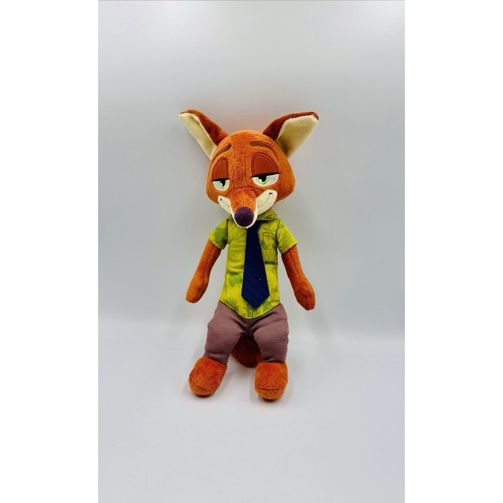 Disney Zootopia Nick Wilde Plush Fox Talking Tomy WORKS Stuffed Doll